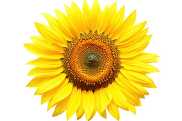 Obraz premium Radiant sunflower: A sun-kissed sunflower presents a vibrant display of nature's beauty, its petals fully bloomed, reaching towards the light, creating a sense of warmth and happiness.
