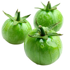 Three tomato tomatillos fruits