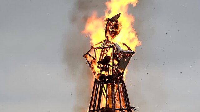 Celebration of Maslenitsa. Russia.