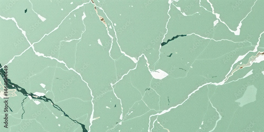 Poster abstract green texture with white and dark veins a high-resolution background image