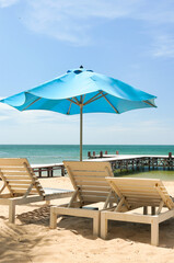 Sonasea Beach, Phu Quoc, Vietnam - November 26th 2024: Coastal Resort Scenery of Phu Quoc Island in Vietnam. A Tropical Tourism Destination for Summer Vacation in Southeast Asia. On a hot sunny day.