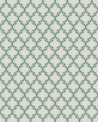 Fototapeta premium Fruit branch lattice seamless pattern background design