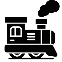 Steam Locomotive Icon