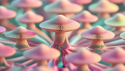 Group of mushrooms, mushrooms in the forest