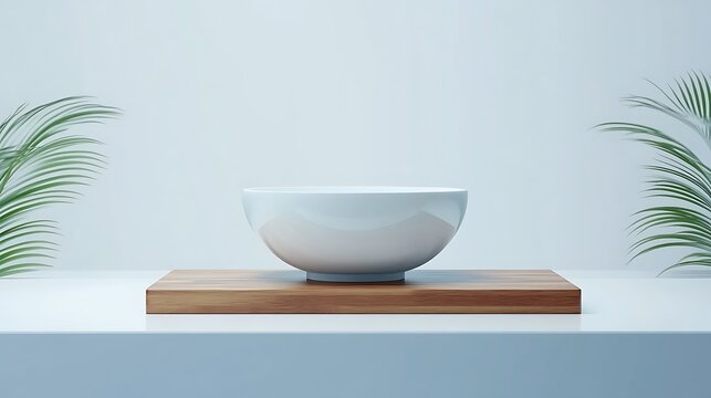 静寂の器と木肌の温もり (Shijaku no utsuwa to kihada no nukumori) (The warmth of wood and the quiet bowl)