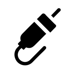 Audio Jack Plug Connector Icon Design