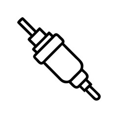 Audio Plug Mono Sound Icon Design