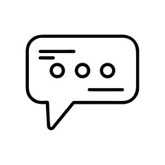 Chat Bubble Message Icon Design