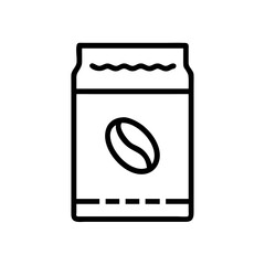 Coffee Bean Sack Icon Design