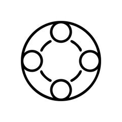 Color Palette Circle Icon Design