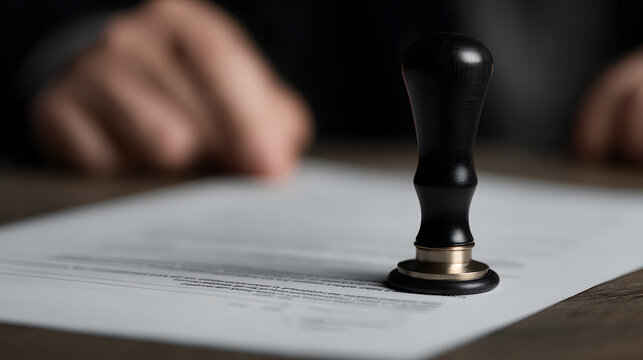 Approved Document Stamping Authority Official Seal Business Transaction Validation Confirmation Process Legal Acceptance Paperwork Approval Imprint Symbol Decision Making
