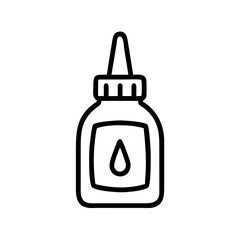 Glue Bottle Dispenser Icon Design