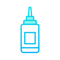 Glue Bottle Dispenser Icon Design
