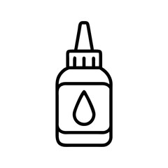 Glue Bottle Dispenser Icon Design