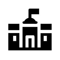 Obraz premium Government Institution Icon Design