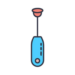 Milk Frother Tool Icon Design