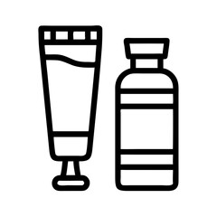 Paint Jar Tube Tools Icon Design