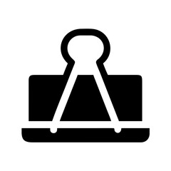 Paper Clip Holder Icon Design