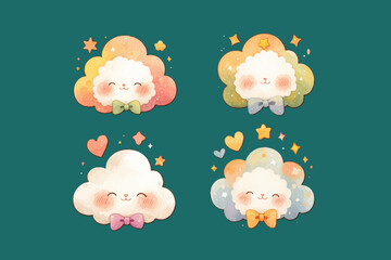 baby cute cloud clipart
