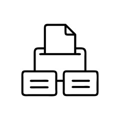 Stacked Report Files Icon Design