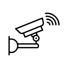 Wireless Security Camera Icon Design