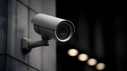 Modern Security Camera Building Surveillance System Contemporary Architecture Urban Safety Technology Security Solutions Property Protection Digital Monitoring
