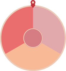 a three-section spinner