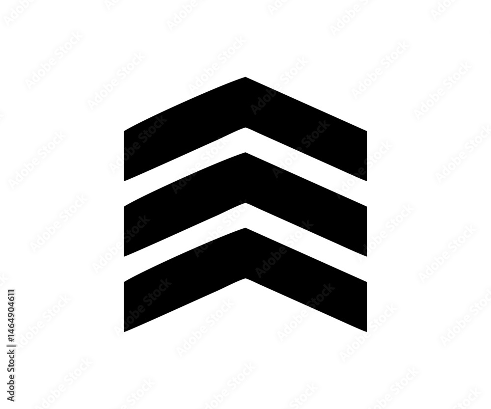 Poster arrow icon. dynamic arrow symbol vector design and illustration.