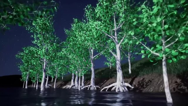 Alders Remediating Runoff in Polluted Streambank Time-Lapse