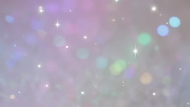 Elegant Silver and Gold Glitter Lights Background with Bokeh Effect for Festive Designs