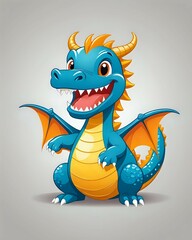 Fototapeta premium chinese dragon cartoon