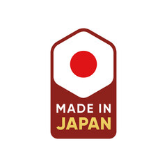 Made in Japan Badge sign vector design