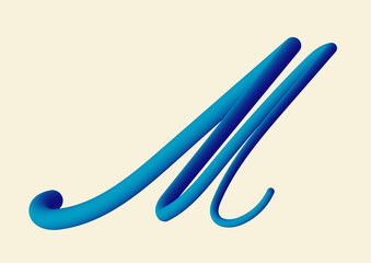 3D typography M