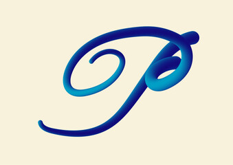 3D typography P