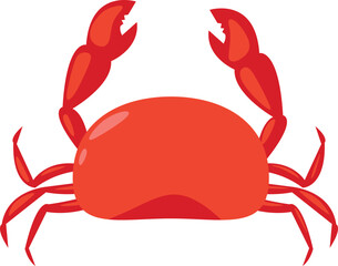 Ocean Crab Illustration