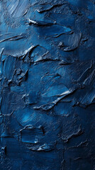 Dark blue decorative plaster texture with a subtle, artistic finish. Symbolizes sophistication, depth, and modern design—ideal for elegant interior backgrounds or creative surface treatments.

