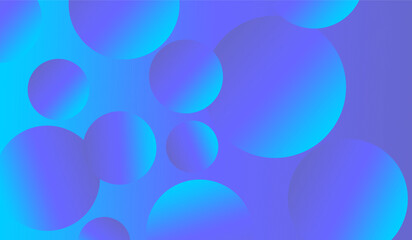 Colorful Floating Soft Balls Background. Blue pearls fly in the sky. Abstract trendy stylish wallpaper background. 3D blue bubble pattern.