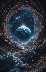 Above It All A Glimpse of Earth from the Depths of Space