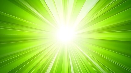 Green gradient backdrop featuring smooth layered curves and glowing pulses resembling a burst of energy