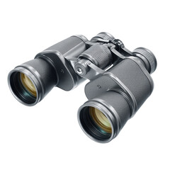 Precision Binoculars for Every Adventure on a white background.