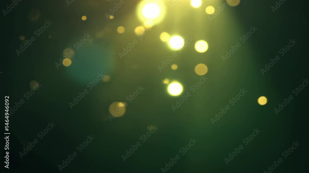 Poster stunning abstract background with sparkling bokeh effect and soft green hues