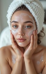 Her self care treatment leaves her skin visibly soft, hydrated, and glowing1