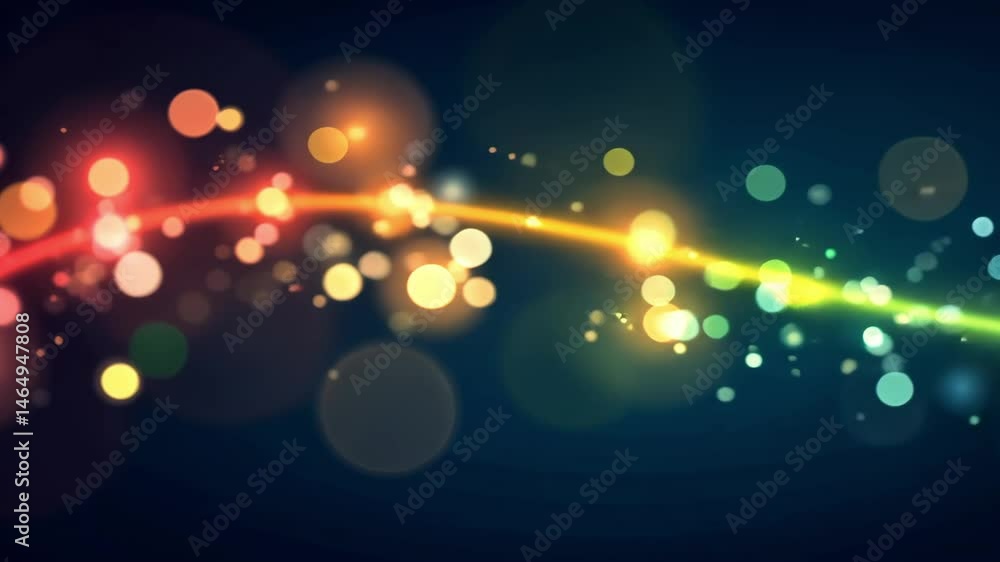 Aufkleber colorful abstract light background with bokeh effect and soft glowing highlights