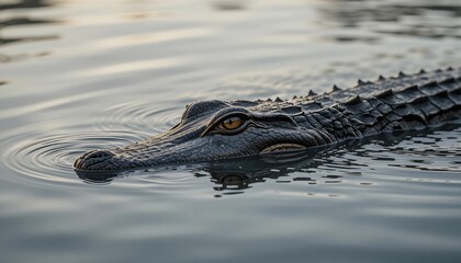 Silent Power The Elegance of a Crocodile