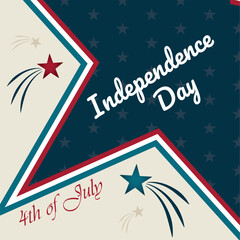 Diagonal stars patriotic design. Vector