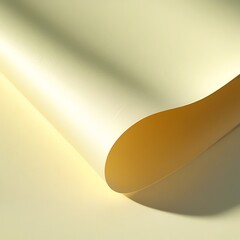 Abstract gold paper background with waves