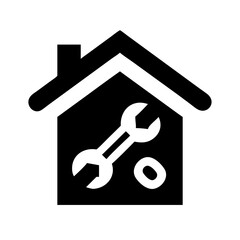 House with Wrenches Icon