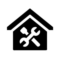 House with Wrenches Icon