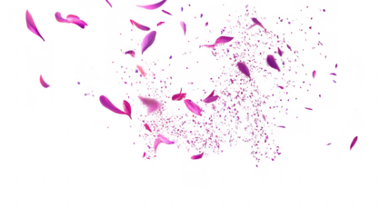 Abstract Pink Petals Explosion