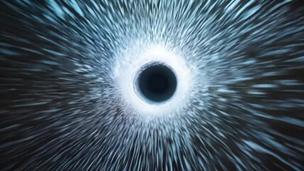 Abstract tunnel with dynamic motion, light energy, and zoom transition vortex effect